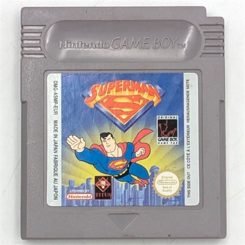 Superman - Cartridge - Gameboy Original (B Grade) (Genbrug)